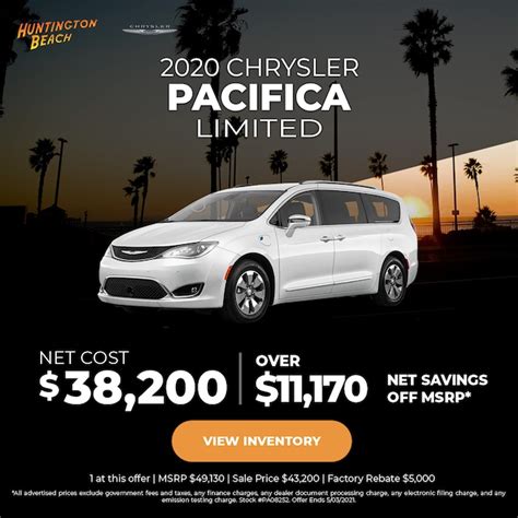 New Chrysler Specials | Huntington Beach Chrysler Dodge Jeep Ram