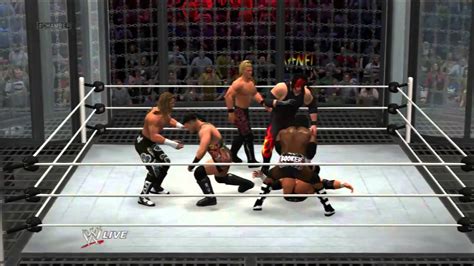 WWE Survivor Series 2002 - Elimination Chamber Match - WWE'13 - YouTube