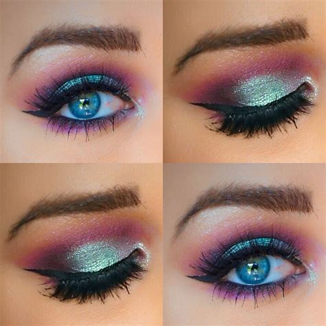 Mermaid Eye makeup. Follow Makeup_By_MichelleP on Instagram for details. | Mermaid eye makeup ...