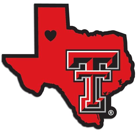 Texas Tech Red Raiders Decal Home State Pride Style | Texas tech red ...