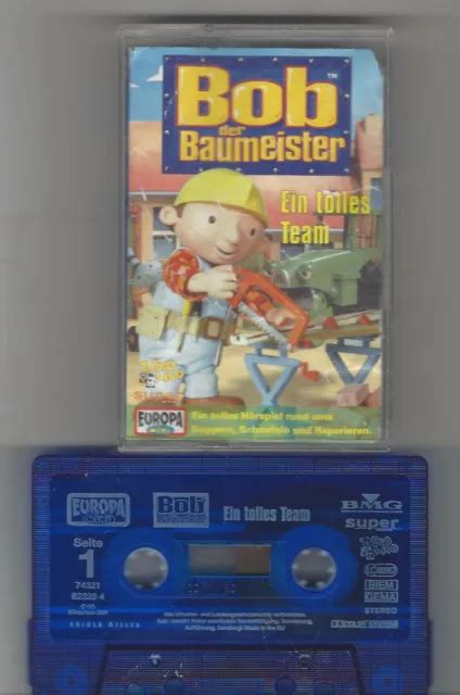 BOB THE BUILDER A Great Team Blue Radio Play MC Europa Mini Cassette £4 ...