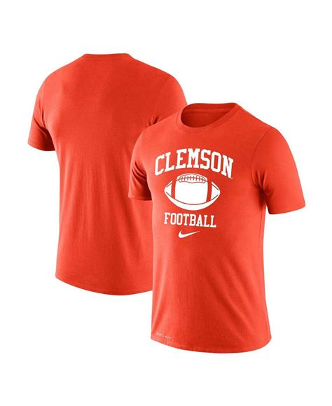 Nike Orange Clemson Tigers Retro Football Lockup Legend Performance T ...