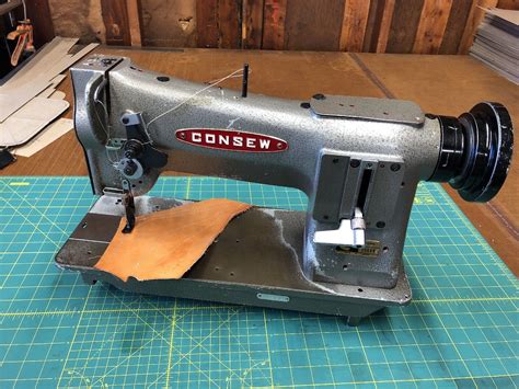 Consew 206RB-1 Industrial Walking Foot Sewing Machine (Head Only) - Old ...