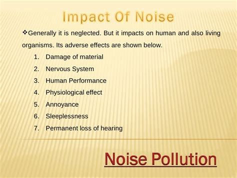 Top 10 Effects of Noise Pollution