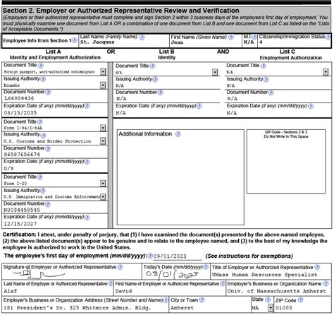 I-9 form instructions : Human Resources : UMass Amherst