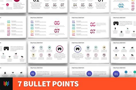 7 Bullet Points PowerPoint Template | Best PowerPoint Template 2021