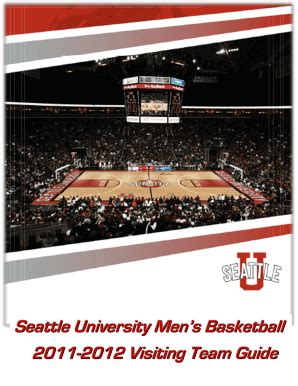 Fillable Online Seattle University Mens Basketball Fax Email Print ...