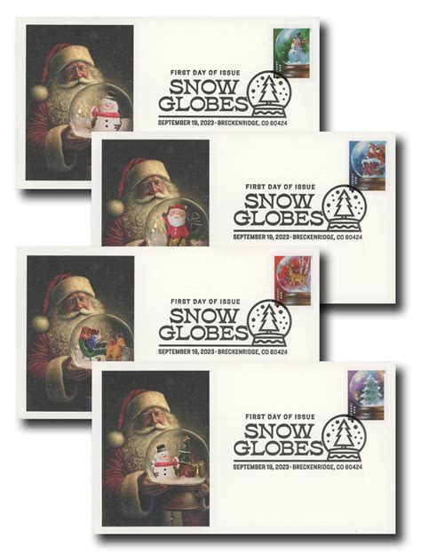 5816-19 - 2023 First-Class Forever Stamps - Christmas Snow Globes ...