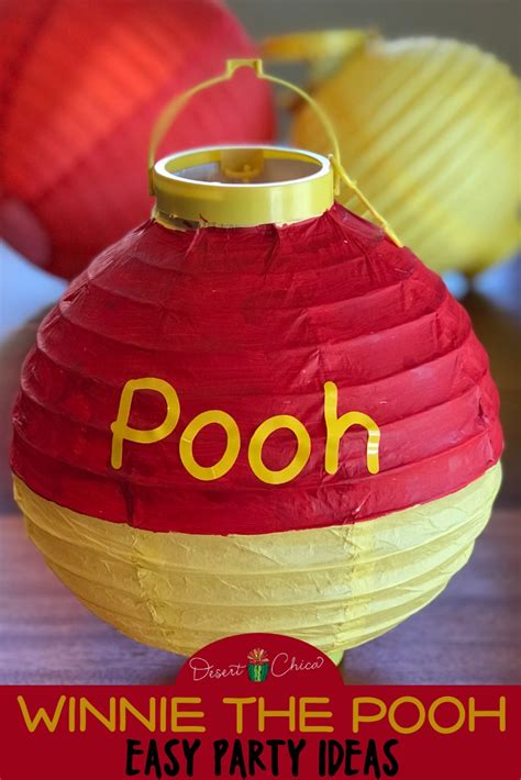 Easy Winnie the Pooh Birthday Party Ideas - Desert Chica