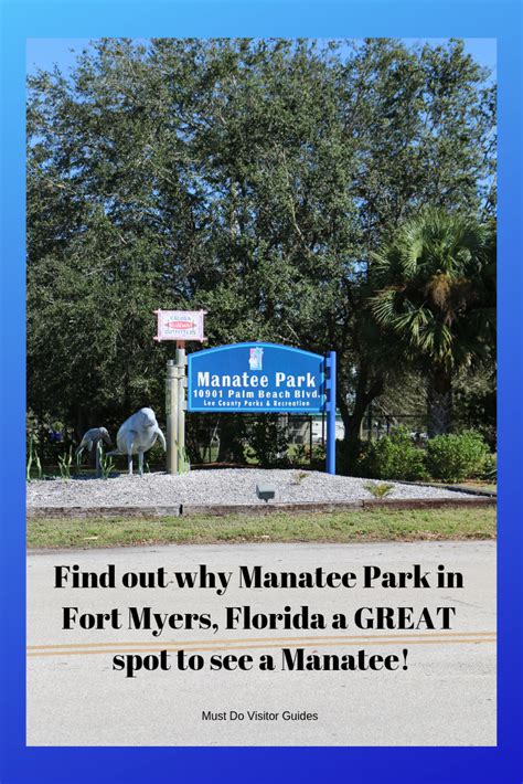 Manatee Park in Fort Myers is a Great Place to See Manatees | Must Do ...