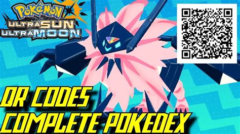 Pokémon Ultra Sun and Ultra Moon - Complete Pokédex (ALL QR Codes ...