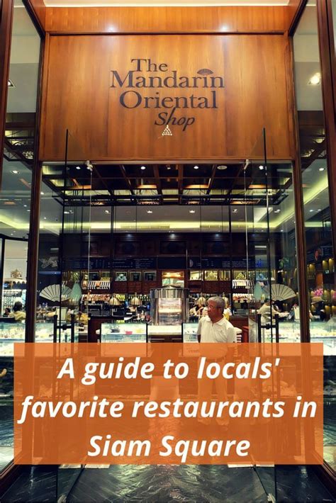 A guide to locals' favorite restaurants in Siam Square | Restaurant, Great restaurants, Bangkok