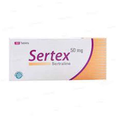 Sertex 50 mg tablets | Sertraline HCL | Fareed Pharma World