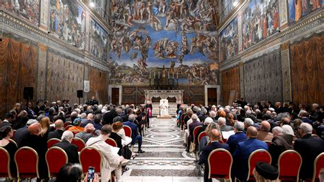 Pope Hosts Artists in Sistine Chapel, Even Some Who Attracted ...