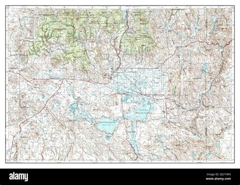 Burns oregon map Cut Out Stock Images & Pictures - Alamy