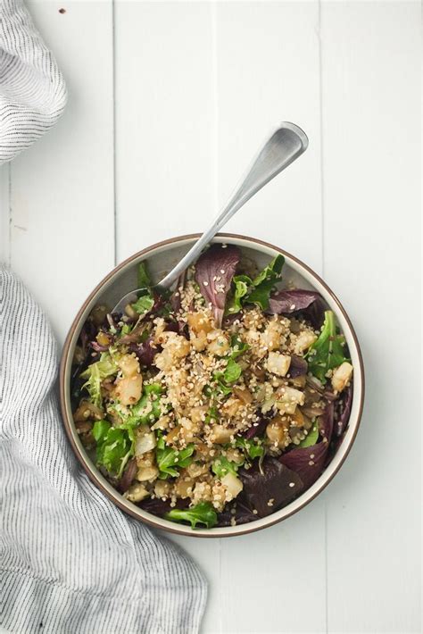 Sesame Roasted Turnip Salad with Quinoa | Recipe | Turnip salad, Roasted turnips, Spiced salad