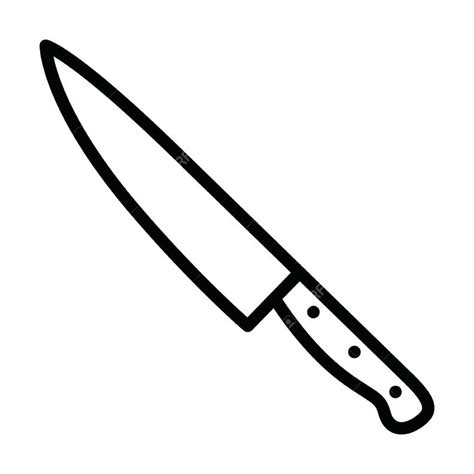 Chef Knife Silhouette at GetDrawings | Free download