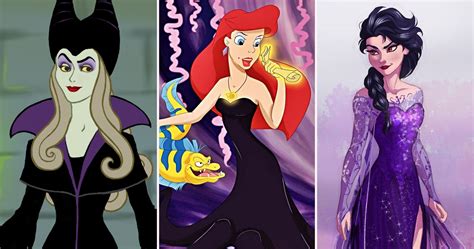 25 Disney Princes And Princesses Reimagined As Villains