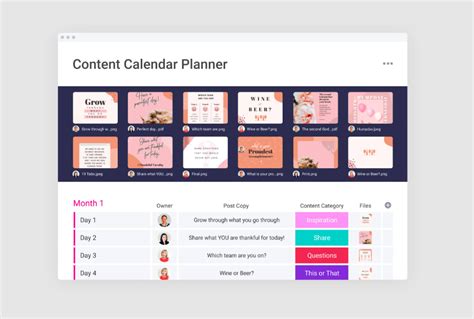 How to create a social media content calendar template - Digital ...