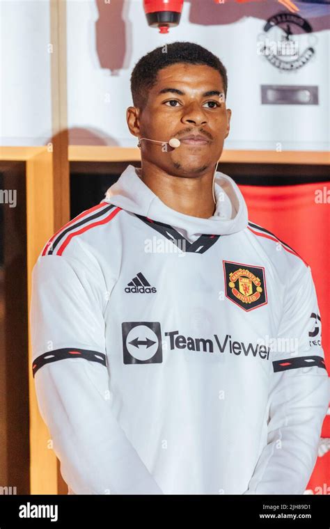 2022 Manchester United Pre-season Tour - Away Kit Launch Stock Photo ...