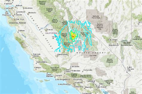 5.8 magnitude earthquake shakes California; Epicenter 180 miles North ...