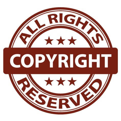 Copyright All Rights Reserved Symbol PNG Transparent Images