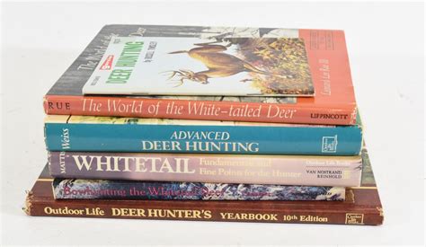 Box Lot Deer Hunting Books