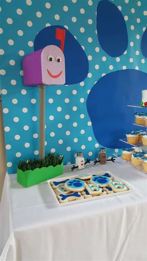 Braxton's 2nd Blues Clues Birthday Party | CatchMyParty.com 50th Birthday Party Decorations ...