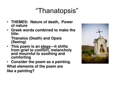 PPT - Thanatopsis PowerPoint Presentation, free download - ID:1452118