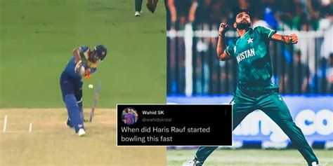 "When did Haris Rauf started bowling this fast" - Twitter reacts as ...