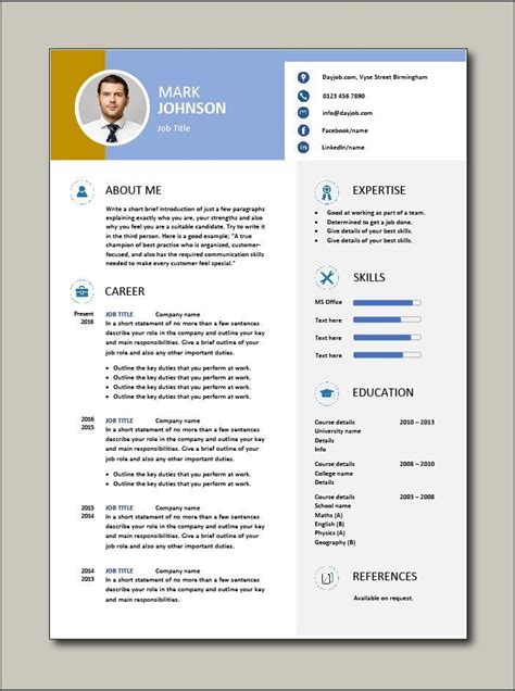 Fiverr Resume Template