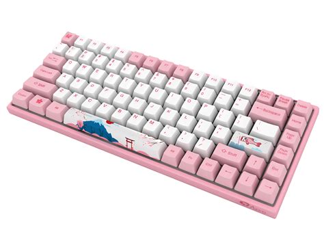 Akko 3084 Tokyo Sakura Pink 84 Keys Wired Gaming Mechanical Keyboard Double Shot Five-Side Dye ...