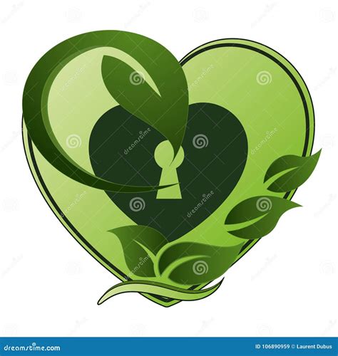 Logo Symbolizing Love of the Nature Stock Vector - Illustration of fire ...