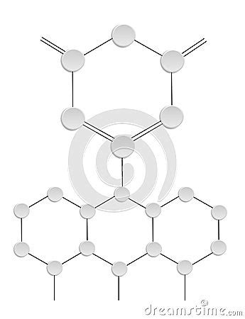 Carbon Molecule Stock Vector - Image: 39197631