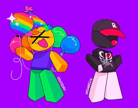 Drew @party_exe 's goobers ! Go follow xem ^^ ! #roblox #robloxart Goofy Drawing, Cute Cartoon ...