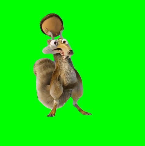 Ice Age - Scrat Finally Gets His Acorn (Green Screen) – CreatorSet