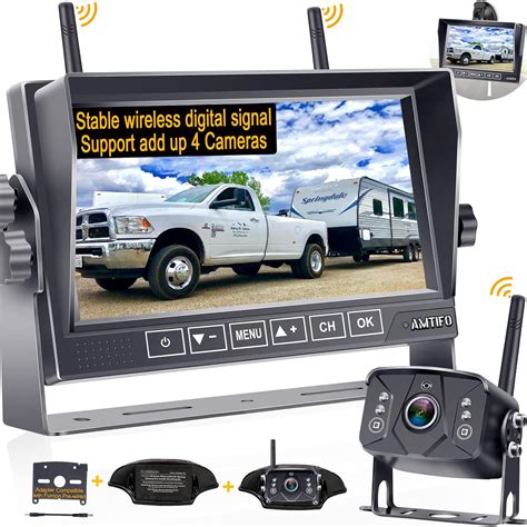 Wireless Reversing Camera Kit for Vans Motorhomes HD 1080P Reverse ...