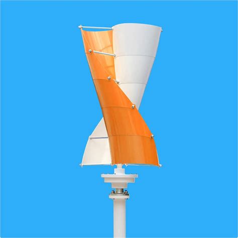 Vertical Axis Wind Turbine, 400w 12v/24v Multiple Color Option with Free Charge Controller Wind ...