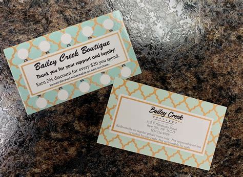 Loyalty Rewards Card |Bailey Creek Boutique