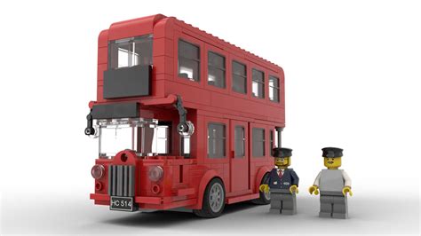 Lego® Custom Instructions London bus moc