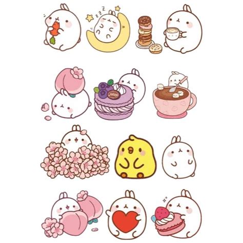 MOLANG | Cute easy drawings, Mini drawings, Cute doodles