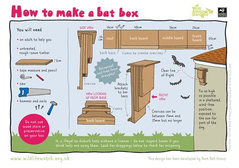 Printable Bat Box Plans