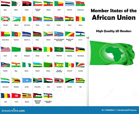 Member States Of The African Union Stock Images - Image: 19688864