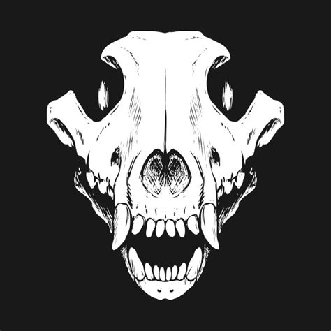 Wolf Skull - Skulls - T-Shirt | TeePublic