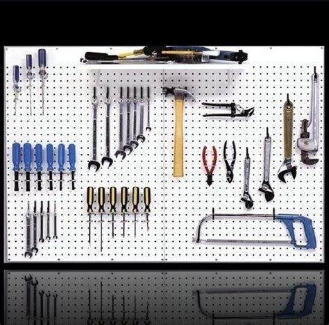 24" x 4" Plastic Pegboard Strips | Wallpeg Store