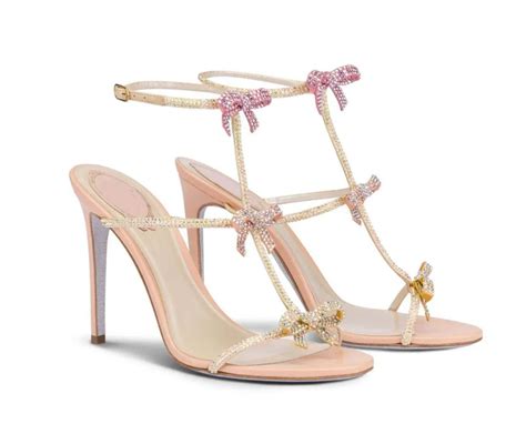 Summer Woman Sandal High Heels CATERINA Sandals Strass Rhinestone Butterfly Double Strap Luxury ...