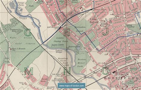 Map of Brentford, London