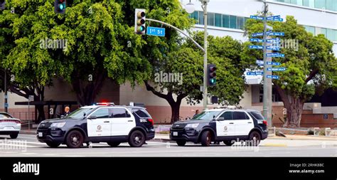 Los Angeles, California: LAPD Los Angeles Police Department Car Stock ...