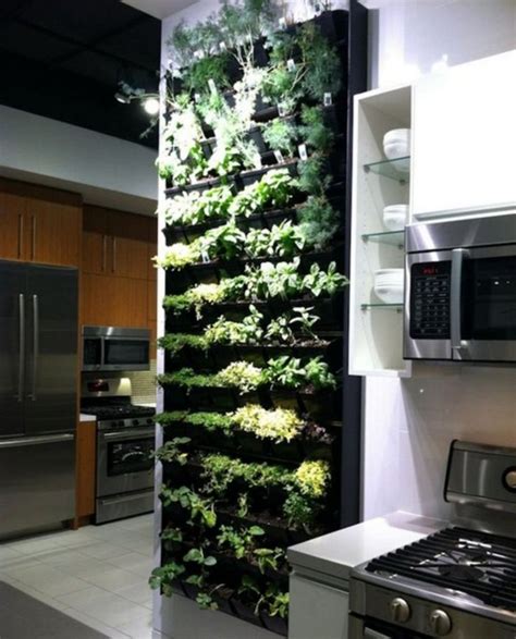 21+ Stunning Indoor Wall Herb Garden Ideas | Vertical garden indoor, Herb garden design, Herb garden