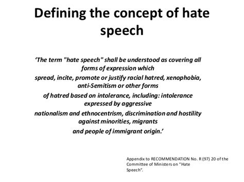 In Praise of Hate Speech | The Vile Blog